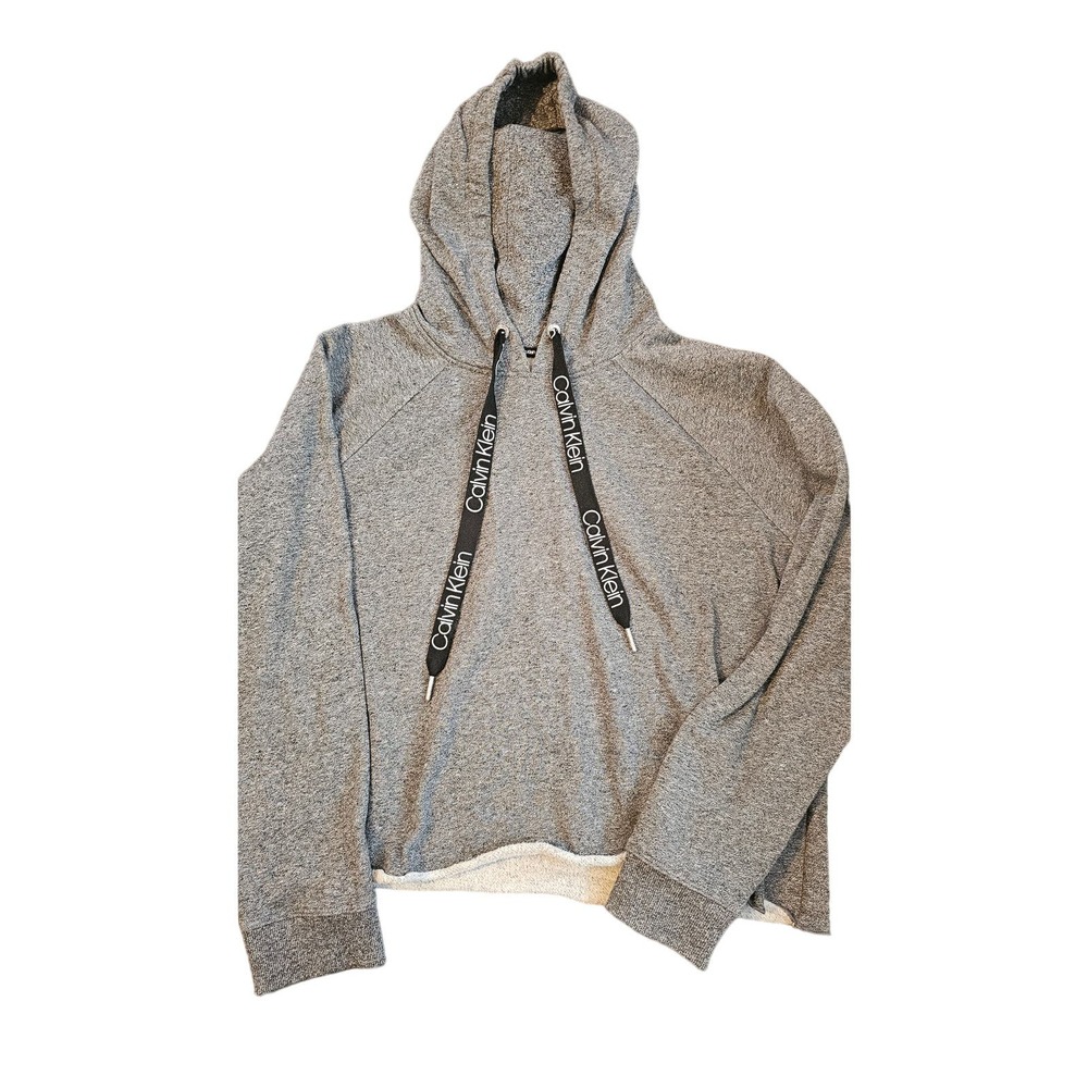 Calvin Klein gray crop top hoodie size XL(?)